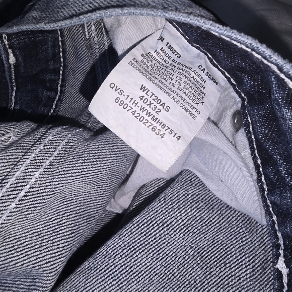 Wrangler Boot Cut Retro Collection Relaxed Fit 40x32 WLT20AS Distressed Jeans - Picture 3 of 11